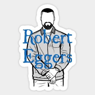 A portrait of Robert Eggers Sticker